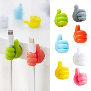 Timion El Şeklinde Kauçuk Çok Amaçlı Kablo Tutacak 10 Adet (5148)