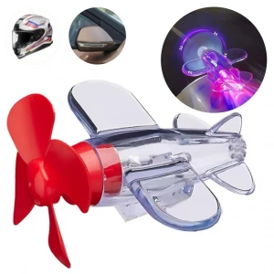 Timion Ennalbur 26786 Led Işıklı Motosiklet Süs Uçağı Pilsiz Çalışan Kırmızı-Mavi Işık Efektli