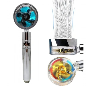 Timion Ennalbur 360 Derece Dönebilen Pervaneli Turbo Duş Başlığı