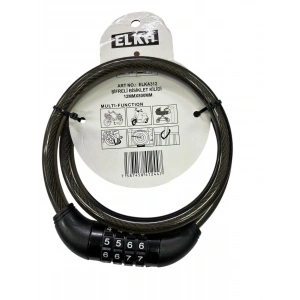 Timion Ennalbur Elka 312 Şifreli Bisiklet Kilidi 80 cm