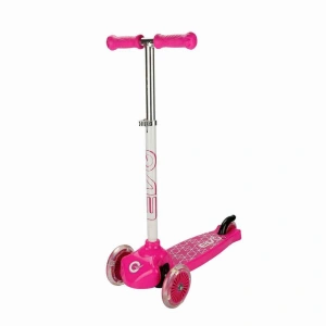 Timion Evo Işıklı 3 Tekerlekli Pembe Scooter