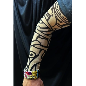 Timion Giyilebilir Kol Dövmesi Çorap Dövme 3d Baskılı Kol Bacak Dövme 2 Adet Model 12 (5148)