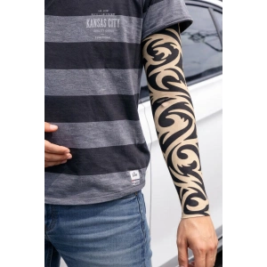 Timion Giyilebilir Kol Dövmesi Çorap Dövme 3d Baskılı Kol Bacak Dövme 2 Adet Model 14 (5148)