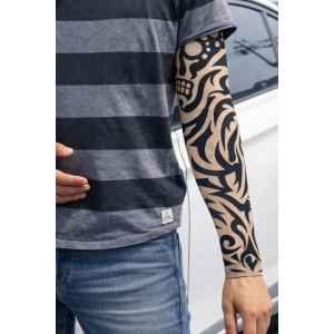 Timion Giyilebilir Kol Dövmesi Çorap Dövme 3d Baskılı Kol Bacak Dövme 2 Adet Model 9 (5148)