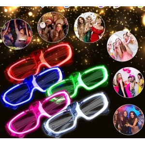 Timion Glow Model 3 Farklı Fonksiyonlu Işıklı Parti Gözlüğü Karışık Renk 12 Adet (5148)