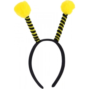 Timion Gösteriler İçin Sarı Ponponlu Mega Arı Taç Arı Maya Tacı 25x11 cm (5148)