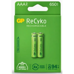Timion GP RECYKO 650mAh AAA ŞARJLI İNCE PİL 63C092  2Lİ KART (5148)
