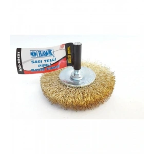 Timion Hawk Ha10131 Pimli Sarı Tel Daire Fırça 60X8 Mm