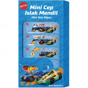 Timion Islak Mini Cep Mendili 8li