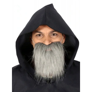 Timion Kırçıllı Korsan Sakalı Gri Renk Takma Sakal (5148)