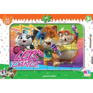 Timion Ks Games 24 Parça Cats  Frame Puzzle
