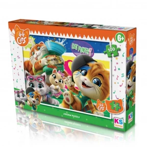 Timion KS Games 44 Cats 100 Parça Puzzle