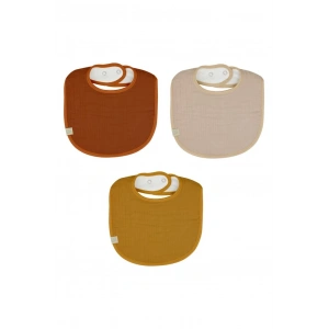 Timion NessiWorld Müslin Önlük 3Lü 60101 Kiremit Bej Hardal