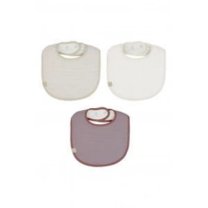 Timion NessiWorld Müslin Önlük 3Lü 60101 Taş Ekru Antrasit