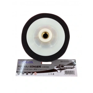 Timion Nikon 12550Sy Polisaj Süngeri 125 Mm Siyah Yumuşak