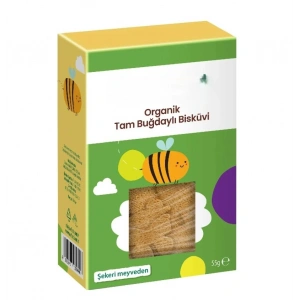 Timion Organik Tam Buğdaylı Bisküvi 55gr