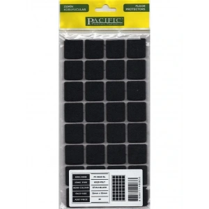 Timion Pacific 6025 Bl Yapışkanlı Keçe 25 Mm X 25 Mm Siyah