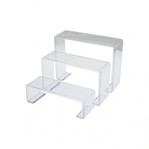 Timion POŞETLİ 3 BOY MERDİVEN TEŞHİR AYAK YÜKSEKLİK: 6-11.5-16.5CM DERiNLİK: 6.5CM EN: 19.5-20.5-21.5CM (5148)