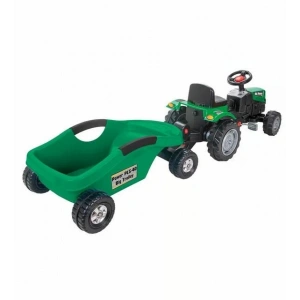 Timion POWER PEDALLI BİG TROLLEY TRAKTÖR YEŞİL-PLS