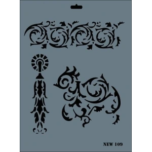 Timion Rich New Seri N109 Stencil 35X25 Cm