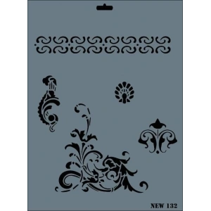 Timion Rich New Seri N132 Stencil 35X25 Cm