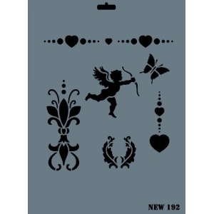 Timion Rich New Seri N192 Stencil 35X25 Cm