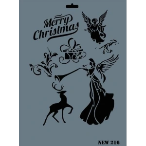 Timion Rich New Seri N216 Stencil 35X25 Cm