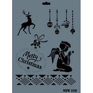 Timion Rich New Seri N220 Stencil 35X25 Cm