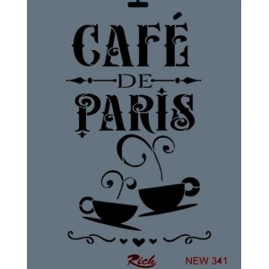 Timion Rich New Seri N341 Stencil 35X25 Cm