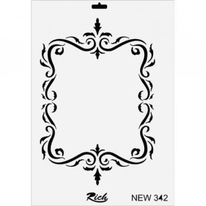 Timion Rich New Seri N342 Stencil 35X25 Cm