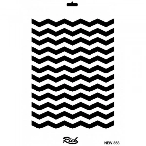 Timion Rich New Seri N358 Stencil 35X25 Cm