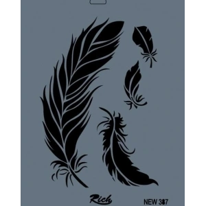 Timion Rich New Seri N387 Stencil 35X25 Cm