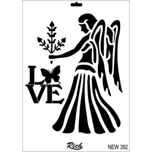 Timion Rich New Seri N392 Stencil 35X25 Cm