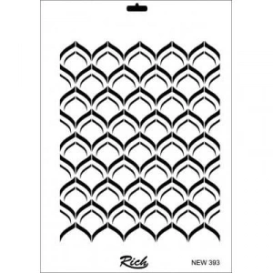 Timion Rich New Seri N393 Stencil 35X25 Cm