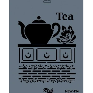 Timion Rich New Seri N434 Stencil 35X25 Cm
