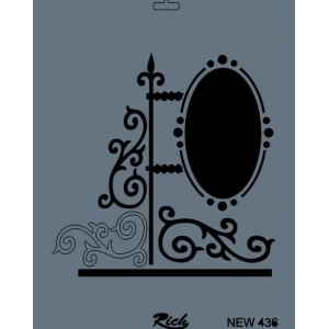 Timion Rich New Seri N436 Stencil 35X25 Cm