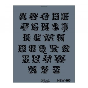 Timion Rich New Seri N465 Stencil 35X25 Cm