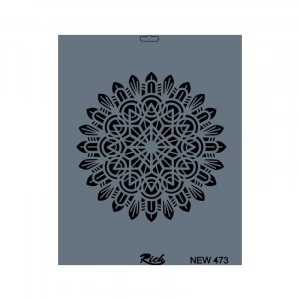 Timion Rich New Seri N473 Stencil 35X25 Cm