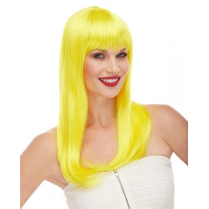 Timion Sarı Renk Uzun Düz Parti Peruğu (5148)