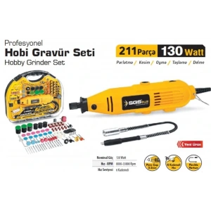 Timion Sgs 5260 Hobi Gravür Seti 130 Watt 211 Parça
