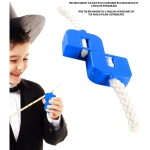 Timion Sihirli İp Kutusu - İp Kesme ve Birleştirme İllüzyon Gösterisi (5148)