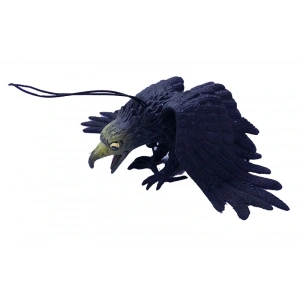 Timion Siyah Renk Yumuşak Plastik Şaka Kartal Yarasa Anahtarlık Şaka Malzemesi (5148)