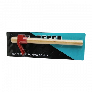 Timion VAKUMLU KIRMIZI KESER AHŞAP SAPLI (5148)