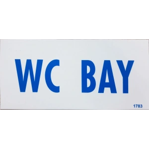 Timion Wc Bay Uyarı Levhası 12,5X25 Kod: Dek 1783