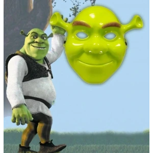 Timion Yeşil Shrek Maskesi 21x25 cm