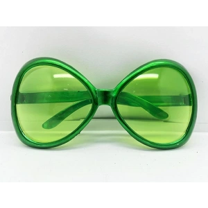 Yeşilçam Temalı Parti Gözlüğü Yeşil Renk 7x16 cm