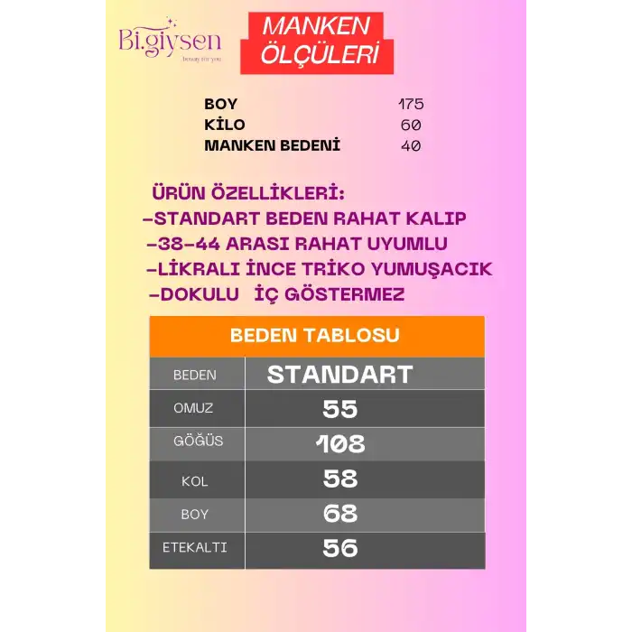 Kadın Siyah V Yaka Yakası Simli Likralı Rahat Kalıp İnce Triko Buluz