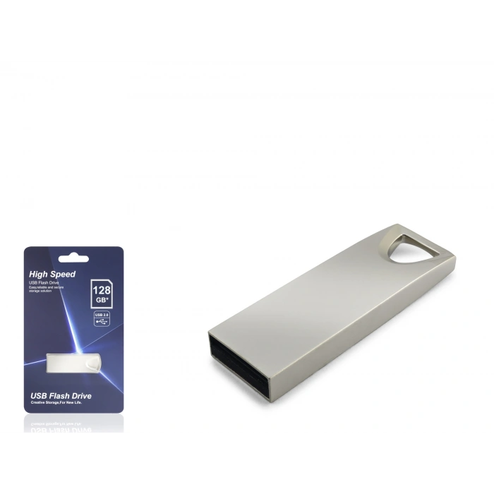 128 Gb Flash Bellek (Usb 2.0, Metal Gövde, ELBA-128M)