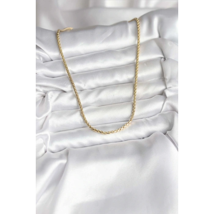 14K Gold Renk Kaplama Zincir Model CM Kadın Kolye