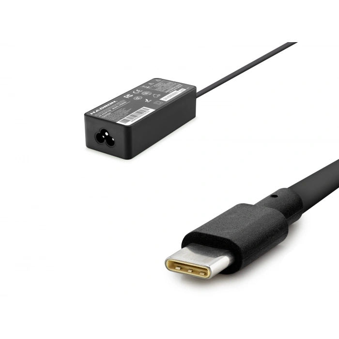 20V 3.25A 65W Laptop Adaptörü - Type-C - Apple Asus Dell Uyumlu - Siyah HD8858